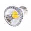LED spotlight E27 5.8W Warm White AC110-240v Silver COB led spot light