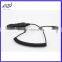 Universal 12V auto Car cigarette lighter right angle plug with Sprial Cable