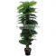 good looking 3 trunks artificial palm tree, real touch palm leaf