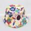 kids floral print bucket hat sun cap