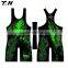 High quality sublimation wrestling wear custom