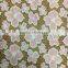 Newest Two Tone Fabric Warp Knitted Lace Dress Fabric Popular Flower Design TH-8868