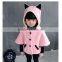 Brand design girls lovely winter wool coats
