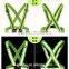 Custom logo High visibility Reflective X type safety vest ,safety belt , safety clothing