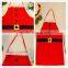 2015 new design Christmas cotton apron Christmas apron