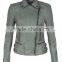 New style European style women leather jacket 2016