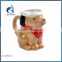 novetly ceramic dog shape coffee mugs wholesale