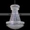 Silver large cheap crystal chandelier, k9 big chandelier with chrome finish, event lighting item-6038