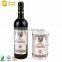 2016 Self Adhesive UV Offset Printing plastic labels wine bottle sticky label