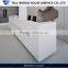 Luxury led lighting white reception counter table