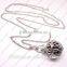 FN3168 High quality round bell ball pendant necklace, baby bola charm necklace 2015