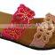 2016 Durable Ladies New Design Flat PCU Blowing Two Strap Slide Sandal Slippers