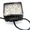 High Power 27W Square LED Work lamp for ATV Jeep 4x4 Tractor Truck