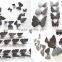 12Pcs 3D Butterfly Sticker Art Design Decal Wall Home Decor Room Decoration