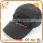 Popular printed words polyeste sport cap for men black