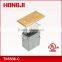 120V AC 15A/20A UL approved brass cover Floor box