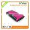 high conversion efficiency credit card power bank 8000mAh portable