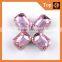 Octagon 8*6 Sew on glass colored crystal rhinestone for decoration