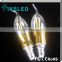 6W Hot new product for 2014 E14 B22 360 degree dimmable led filament bulb/led candle bulb light CE ROHS TUV