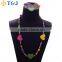 >>>2016 YIWU T&J New Korean Style Kids Candy Color Heart Children Fashion Handmade Beaded Necklace Bracelet Jewelry Set/