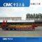 60 tons China new 3 axles low bed trailer / flatbed semi trailer truck factory manufacturer