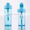 travel mug/plastic drinking water bottl/plastic sports bottle with straw