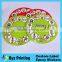 Custom design transparent vinyl sticker / pvc adhesive label for pillow box