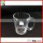 Custom expresso glass coffee mug/cup with handle