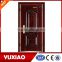 cheap exterior steel door , pvc fire rated door design