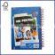 B5 double wire hardcover notebook college ruled with cutting line