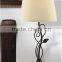 gracious elegant metal table lamp with empire shade