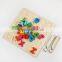 Kids wooden colour training aid letter toy