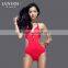 Stock Factory Directly Selling Women Push up One Piece Swimsuit
