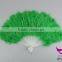 Performance accessory dance party fan foldable plastic feather fans