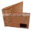 BOSHIHO Non Leather Eco Friendly Slim Cork Wallet Bifold Wallet