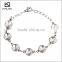 Guangzhou 190x10mm bridesmaid rhinestone bracelet fashion