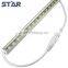 led rigid strip 72pcs/m 0.5m/pc 5050smd white rigid bar IP20 non-waterproof with clear PC cover rigid bar led strip