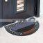 Half Moon injection PVC Door Mat antiSlip floor mat