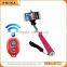 With Bluetooth Shutter button wireless Selfie Stick, Extendable Handheld Portable Professional Bluetooth Selfie Sticks