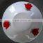 Home& garden flower pattern ceramic plates , tableware dishes and plates , ceramics dinnerware plates