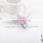 Flower pearl Barrettes Mini Metal Snap resin Hair barrette Clips cellulose acetate hair barrette