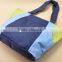 canvas waterproof double strap shopping bag with large capacity