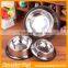 Bestseller Factory Price Made in China Plain Stainless Steel Pet Dog Bowls