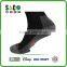 grey and black yarn doubling foot and jacquard black body sports socks