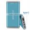 10000mah power banks portable battery charger with type c USB and fast charging QC 2.0 port for android phones
