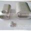 Wire clamp aluminium ferrule, round stop button