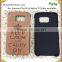 Handcraft Engraving Flowers Wooden Mobile Phone Cover For Iphone7 for galaxy s6 Case