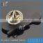Latest design poppy lapel badge motorcycle poppy pin badge hot sale