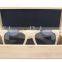 wood material uv400 polarized proof sunglasses