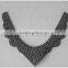 Fashion women collar decorations, Stick on rhinestone necklace for garment